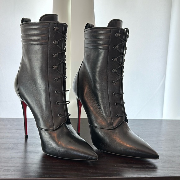 Christian Louboutin | Lace Up Stiletto Boots - Picture 1 of 12